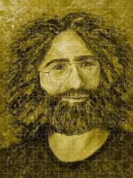 Jerry Garcia Tie Dye Jigsaw Puzzles for Sale