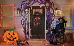 Oh….soooo nice….i only did a door decoration this year but that is one step up from last year!!! Halloween Decoration Ideas The Home Depot