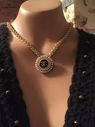 Black And Gold Necklace Fashion Jewelry Designer Button Necklace Gold Black Bling Jewelry Necklaces Gold Necklace Fashion Jewelry