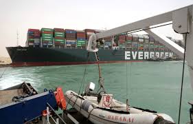 The ever given, one of the world's largest container ships which made world news in march when it got stuck in the suez canal, finally arrived in the dutch. Ever Given Sets Course For Rotterdam After Six Day Suez Blockade Ends Dutchnews Nl