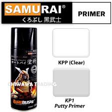 Samurai 300ml Primer Kpp Plastic Primer Clear Clear Coat Tone Undercoat Aerosol Spray Paint Motor Cat Shopee Malaysia