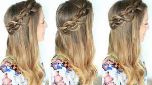 4 Strand Pull Back Braided Hairstyle Hairstyles Braids For Long Hair Cool Braid Hairstyles Goddess Braids Hairstyles