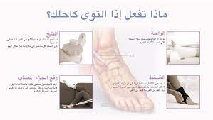 علاج التواء الكاحل بالصور دموع جذابة
