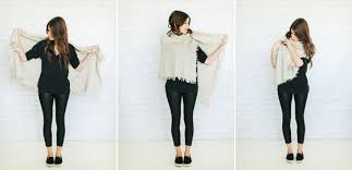 3 Ways To Wear A Blanket Scarf Aritzia Takeover How To Wear A Blanket Scarf How To Wear Scarves How To Wear A Scarf
