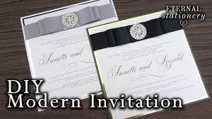 How To Make Elegant Modern Wedding Invitations Diy Invitation Making Wedding Invitations Modern Wedding Invitations Diy Modern Wedding Invitations