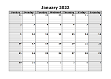 Free 2022 Blank Calendar Templates Calendarlabs
