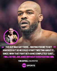 Tom Aspinall goes IN