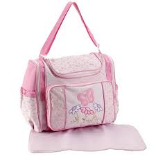 Bitty Baby Diaper Bag Set Walmart Baby Connection Pink Butterfly Diaper Bag Pink Diaper Bag Diaper Bag Cute Diaper Bags