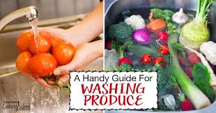 Handy Guide For Washing Produce