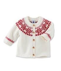 Cardigan Bebe Jacquard En Tricot Laine Et Coton Blanc Lait Petit Bateau Cardigan Bebe Cardigan Tricot