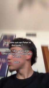 Funniest Scripture in Bible Peter Losing Race