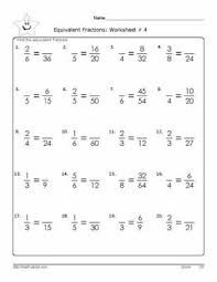9 Worksheets For Practicing Equivalent Fractions Fractions Worksheets Fractions Worksheets Grade 4 Math Fractions Worksheets