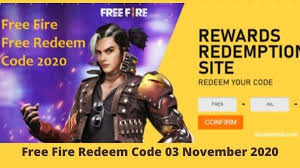 You will not be able to redeem your rewards with guest accounts. Free Fire Redeem Code 03 November 2020 Prepareexams