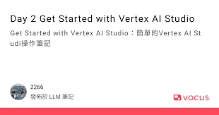 Day 2 Get Started with Vertex AI Studio