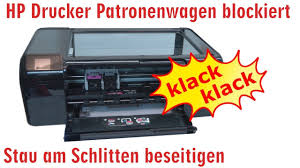 Hp photosmart c3180 repair ifixit from. Hp Drucker Patronenwagen Blockiert Stau Am Schlitten Beseitigen 4k Youtube