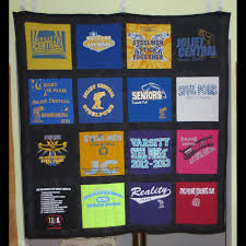 This will leave 1/2 inch of rough edges on the front side of the quilt. 16 T Shirt Quilt College Quilted Memories