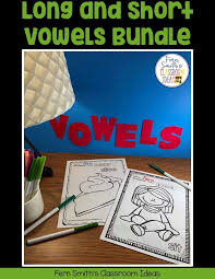Long Vowels And Short Vowels Coloring Pages 120 Page Coloring Book Bundle Fern Smith S Classroom Ideas Creative Writing Center Creative Writing Lesson