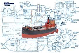 Build Clyde Puffer Is A Type Of Small Coal Fired And Single Masted Cargo Ship Full Size Printed Plan Boat Building Plans Boat Building Boat Plans