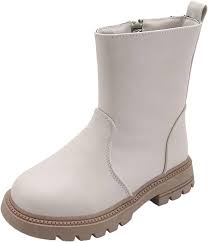 Amazon.com: EnJoCho Girls Boots Shoes Waterproof Leather Short Boots Non  Slip Breathable Nude Boots 3-12 Years Children Snow Wear Boots (Beige#67,  8-9 Years Little Child) : ביגוד, נעליים ותכשיטים