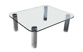 Our waterfall lucite coffee table is of both modern and classic design. Pace Collection Glass Lucite And Chrome Large Coffee Table Retro Inferno