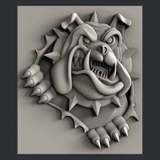 3d Stl Models For Cnc Or 3d Printer Dog Prints 3d Printing Diy 3d Printer