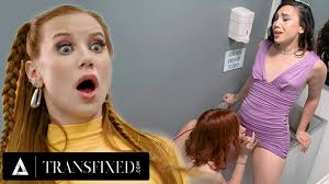 Transfixed - Naughty Janie Blade & Kasey Kei Caught in Public Restroom Tag  Team Madison Morgan: Shemale Porn