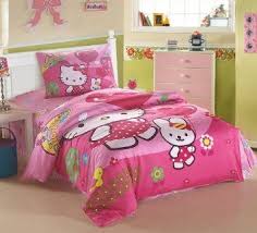 Hello kitty bedroom set (in a box) everything you need for the most adorable hello kitty bedroom. Amazon Com Diaidi Hello Kitty Bedding Set Happy Hello Kitty Comforter Set Princess Bedding Twin Si Hello Kitty Bedroom Set Hello Kitty Bed Kids Bedding Quilt