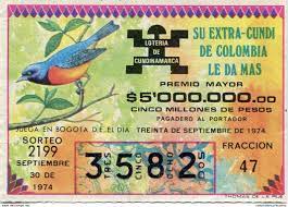 Es decir, un porcentaje de las ganancias de dinero que dejan las loterías está presento los últimos cien resultados del chance o las loterías de colombia. Lottery Tickets Lote 727 Colombia Loteria Lottery Loteria De Cundinamarca Sorteo 2199 Ave Bird