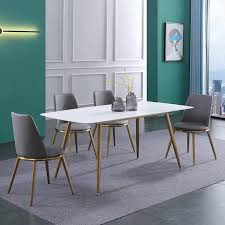The dining room table's square beveled tabletop gives you the glimmer and shadows on the small kitchen table's legs with various contours and ridges for an antique dining room table set. White Modern Dining Table Sets Oval Slate Marble Top 4 And 6 Seater Dining Room Table Cheap Grey Pu Leather Chairs Dining Tables Aliexpress