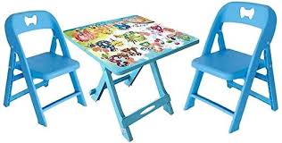Jn Children S Study Desk Kids Toddler Children S Table Stool Folding Durable Toy Gaming Room Drawing Rea Kids Study Table Childrens Table Study Table And Chair