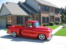 Image result for Flame Red 1955 GMC