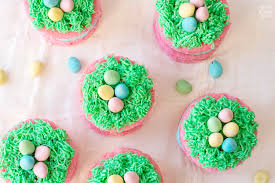 It'll be ready to go whenever it's time for easter dessert. Mini Easter Cakes With Chocolate Eggs Oh My Sugar High
