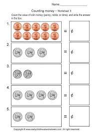 Counting Pennies Nickels Dimes Worksheet 5 Kindergarten Money Worksheets Pennies Worksheets Counting Dimes Worksheet
