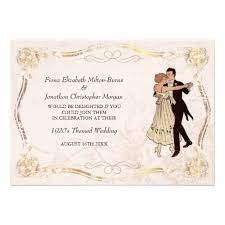 1920 S Vintage Dancing Couple Wedding Invitation Couple Wedding Invitation Costume Party Invitations Vintage Costumes