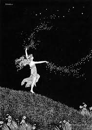 Fairy Scattering Stars The Enchanted Forest Ida Rentoul Outhwaite Art Print By Forgottenbeauty Art Art Prints Fairy Art