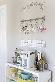 And that wall quote brings it to life! 20 Coffee Bar Ideas For Your Home Diy Ideas For Coffee Stations In Your Kitchen