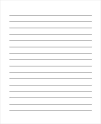 This free printable skip a line writing paper can help children form letters and numbers correctly. 28 Printable Lined Paper Templates Free Premium Templates