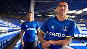 Everton has revealed its new hummel home kit for the 2021/22 season. Everton 2021 22 Hummel Home Kit 21 22 Kits Football Shirt Blog