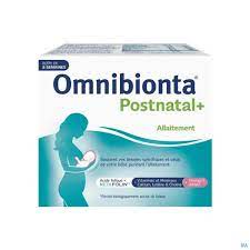 Omnibionta Postnatal+ (Allaitement): Boîte 8 Semaines (56 Comprimés+56  Capsules )