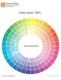 Colour Art Theory Tionts Are Hues Mixed With Less Or More White More White More Lightness And Less Color Wheel Create Color Palette Seasonal Color Analysis