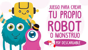 Contenido 10 piezas con colores, soporte e instructivo. Juego Infantil Para Crear Tu Propio Robot O Monstruo