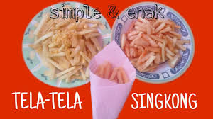 Cara membuat tela tela singkong empuk. Tela Tela Singkong Balado Jagung Manis Warung Bi Aisah Youtube