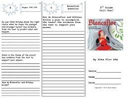 Congresista del parlacen por el fmln. Blancaflor Trifold Activity Reading Wonders 5th Grade By Gentechteacher