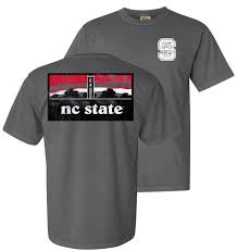 Nc State Wolfpack Grey Landmark Belltower T Shirt Nc State Nc State Wolfpack State Clothes