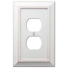 Made from solid wood, these wall switch plates are durable and will. Justswitchplates Com Offers Amerelle Wallplates Amr 217511 Outlet Covers Switchplates Distressed White Amerelle Wallplates Savannah Collection