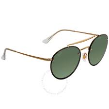 Ray Ban Rayban Blaze Round Double Bridge Green Classic Sunglasses Rb3614n91407154 Rb3614n91407154 Ray Ban Round Jomashop