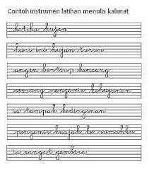 Cara menulis tegak bersambung adalah dengan tidak mengangkat alat tulis. Contoh Menulis Tegak Bersambung Di Buku Halus