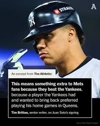 This is how you slay a negative perception. This is how you rebrand a  franchise. This is how you deliver for your fan base. Bask in this feeling,  Mets fans. 🔗  https://www.nytimes.com/athletic/5980558/2024/12/09/juan-soto-mets-contract-yankees-fans  ...