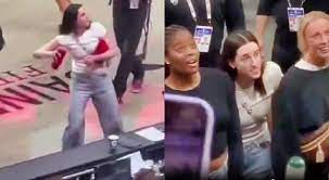 VIDEO: Caitlin Clark Had The Crowd In Stitches After Wild Courtside Moment  Targeting Bucks Fan During Pacers' Game 2 T-Shirt Toss - NewsBreak