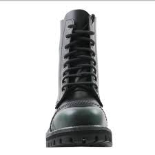 News, email and search are just the beginning. Angry Itch 8 Hole Punk Green Rub Off Leather Combat Boots Ranger Steel Toe Side